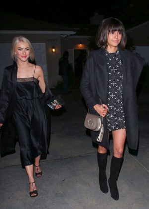Julianne Hough and Nina Dobrev - Night out at Jennifer Klein's holiday party in Brentwood